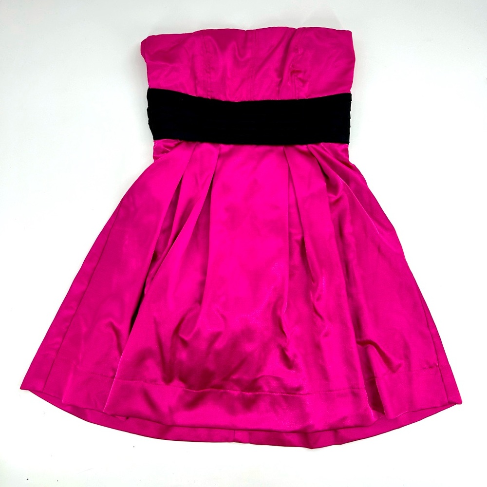 Teezeme Y2K Pink Black Dress Prom Party Mini Size 7
03082024